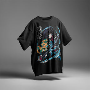 CAMISETA OVERSIZED PREMIUM DEMON SLAYER TOMIOKA