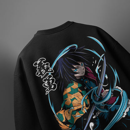 CAMISETA OVERSIZED PREMIUM DEMON SLAYER TOMIOKA