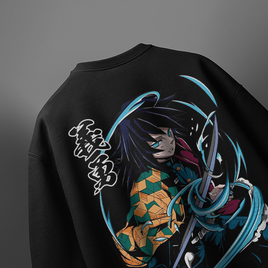 CAMISETA OVERSIZED PREMIUM DEMON SLAYER TOMIOKA