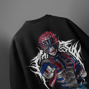 CAMISETA OVERSIZED PREMIUM DEMON SLAYER AKAZA