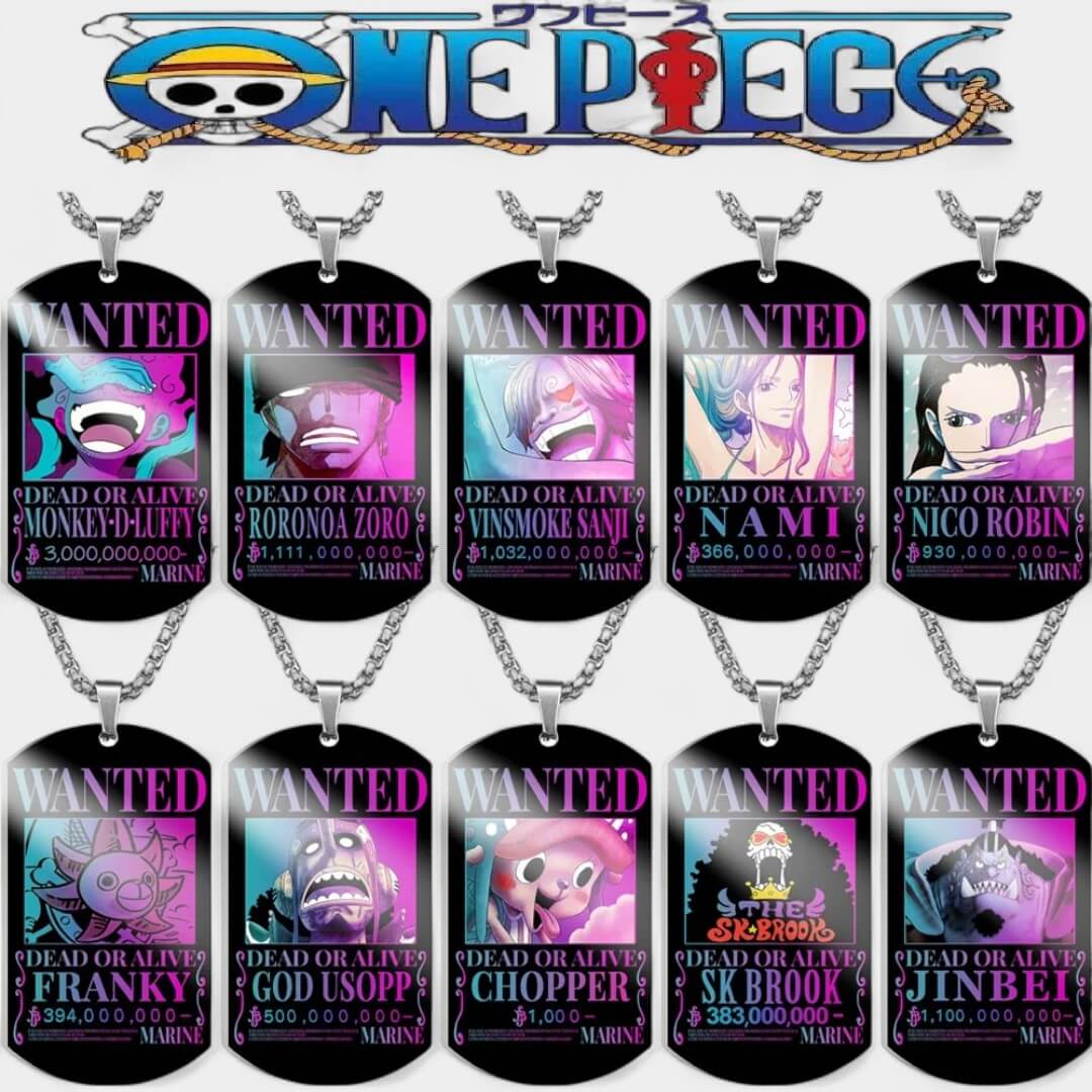 COLAR ONE PIECE WANTED