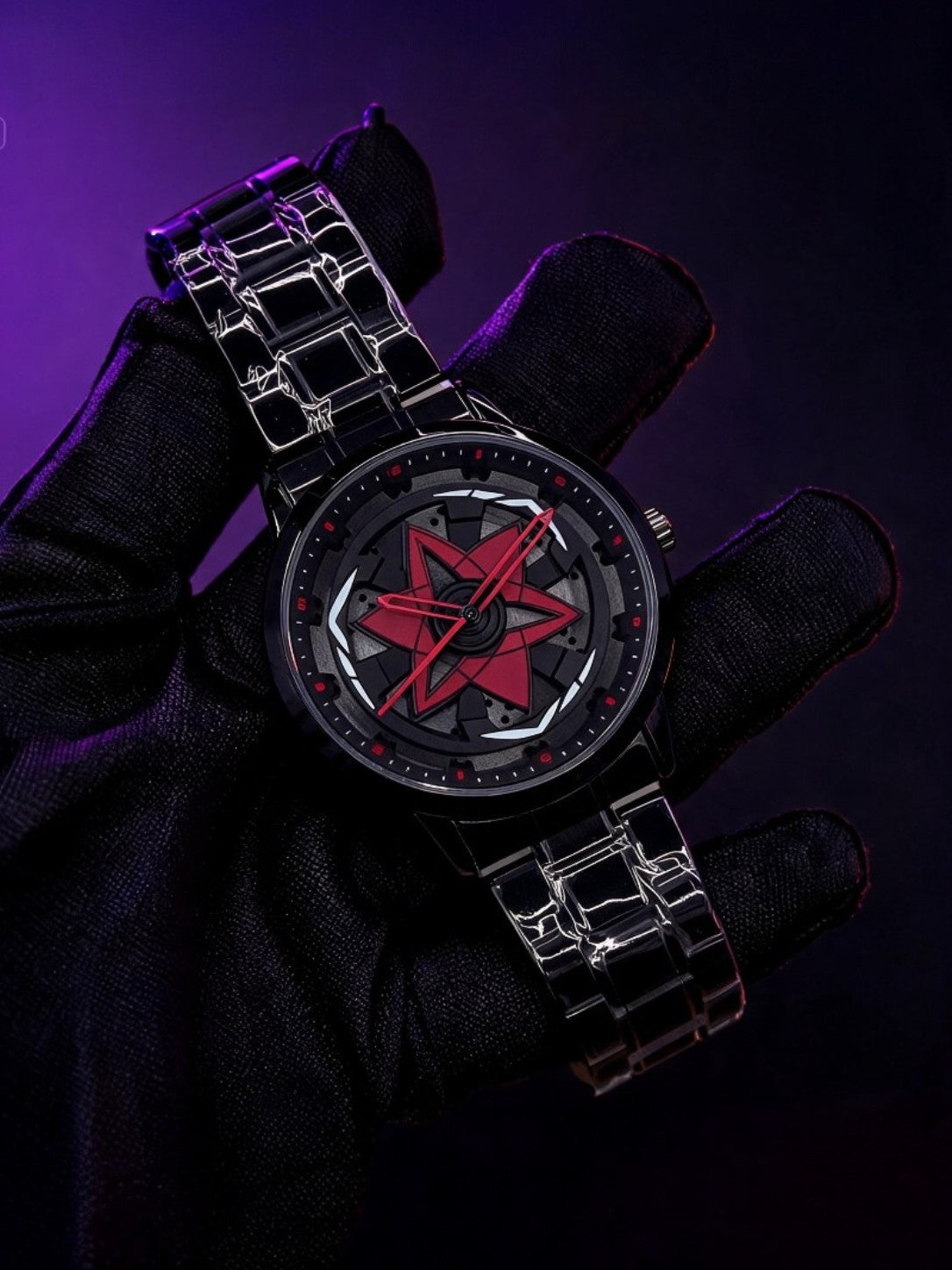 RELÓGIO SHARINGAN GIRATÓRIO – VERSÃO EXCLUSIVA