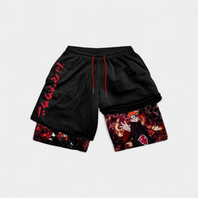 SHORT ANIME FIT™ UNISSEX PAIN MODO DESTRUIÇAO