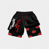 SHORT ANIME FIT™ UNISSEX NARUTO VERSAO MINI KURAMA