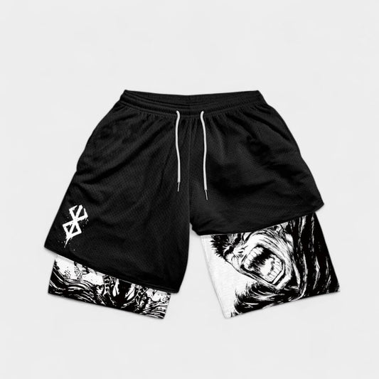 SHORT ANIME FIT™ UNISSEX GUTS SHOUT