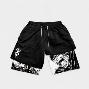 SHORT ANIME FIT™ UNISSEX GUTS SHOUT