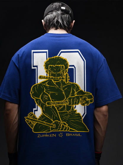 CAMISETA OVERSIZED PREMIUM ZORO X BRASIL