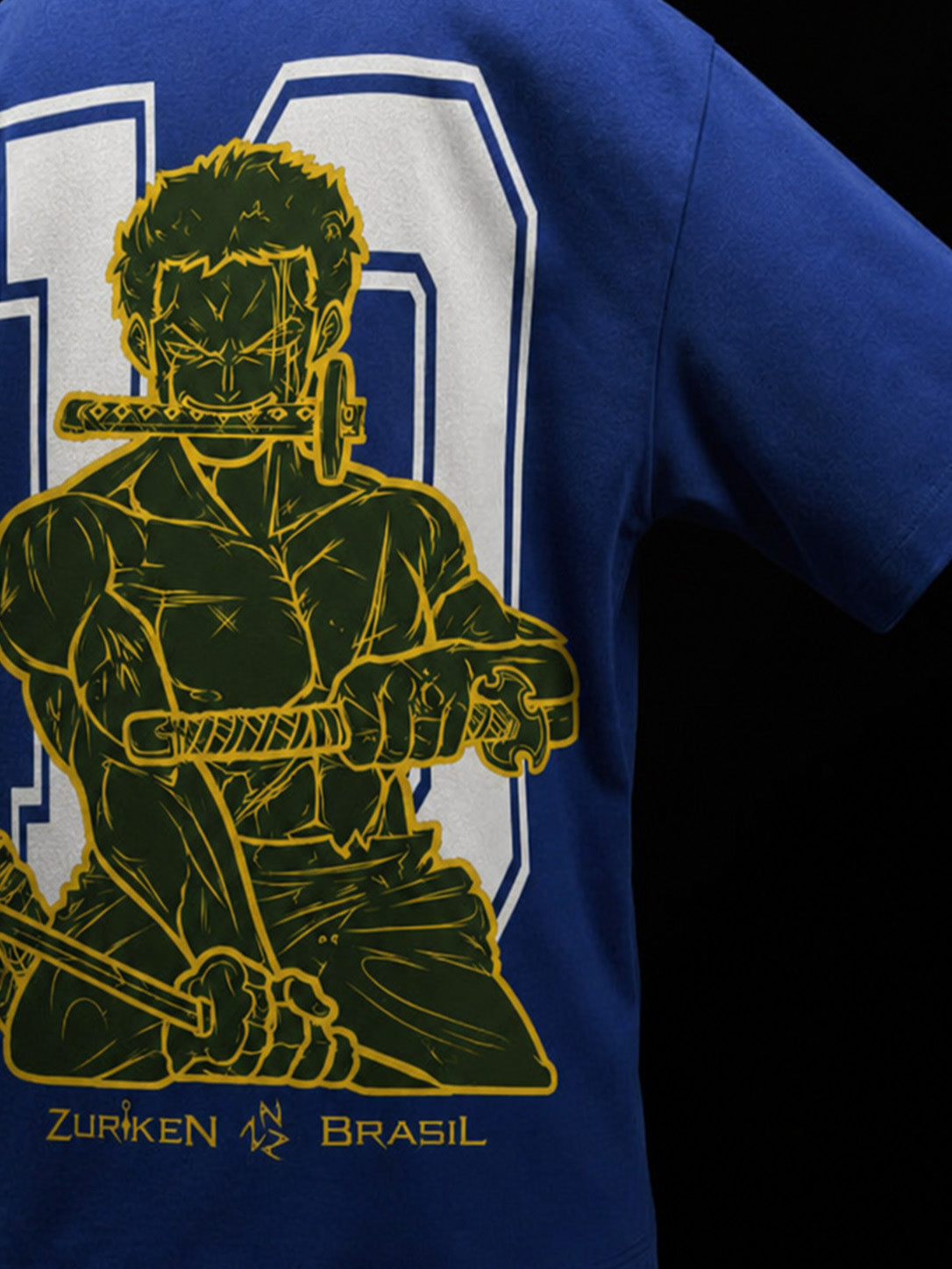 CAMISETA OVERSIZED PREMIUM ZORO X BRASIL