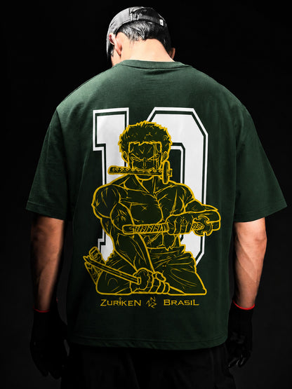 CAMISETA OVERSIZED PREMIUM ZORO X BRASIL