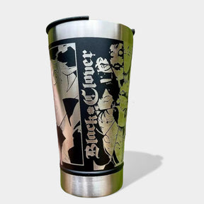 COPO TÉRMICO EXCLUSIVO FEITO A LASER BLACK CLOVER