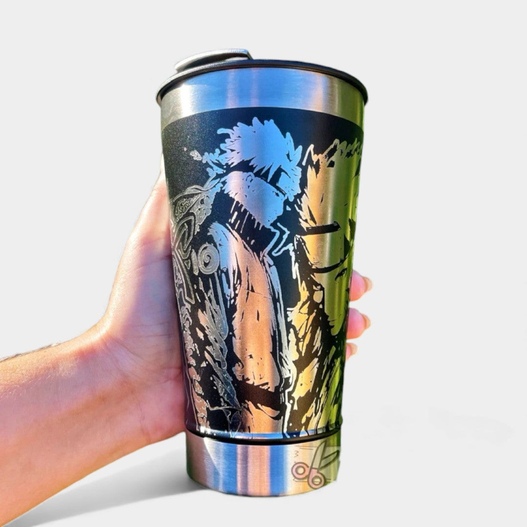 COPO TÉRMICO EXCLUSIVO FEITO A LASER NARUTO