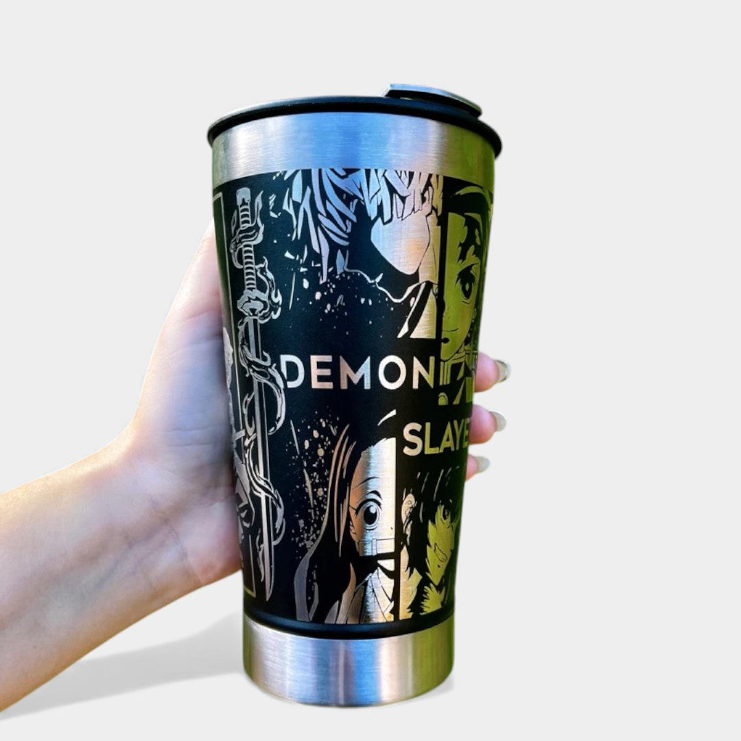 COPO TÉRMICO EXCLUSIVO FEITO A LASER DEMON SLAYER