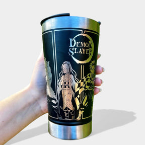 COPO TÉRMICO EXCLUSIVO FEITO A LASER DEMON SLAYER