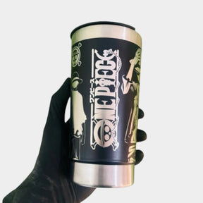 COPO TÉRMICO EXCLUSIVO FEITO A LASER LUFFY ONE PIECE