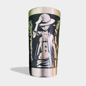 COPO TÉRMICO EXCLUSIVO FEITO A LASER LUFFY ONE PIECE