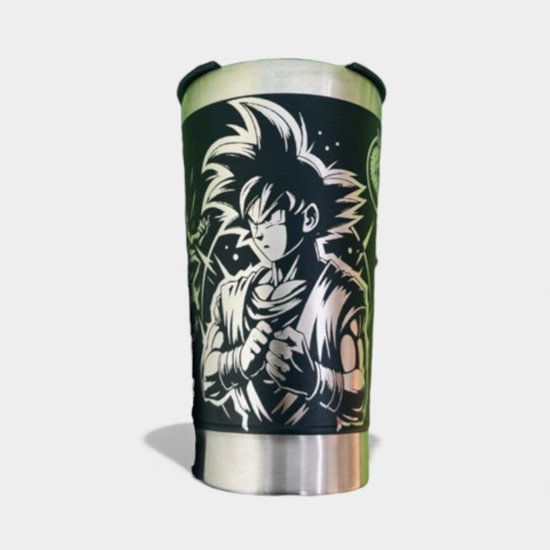 COPO TÉRMICO EXCLUSIVO FEITO A LASER DRAGON BALL