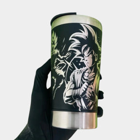 COPO TÉRMICO EXCLUSIVO FEITO A LASER DRAGON BALL