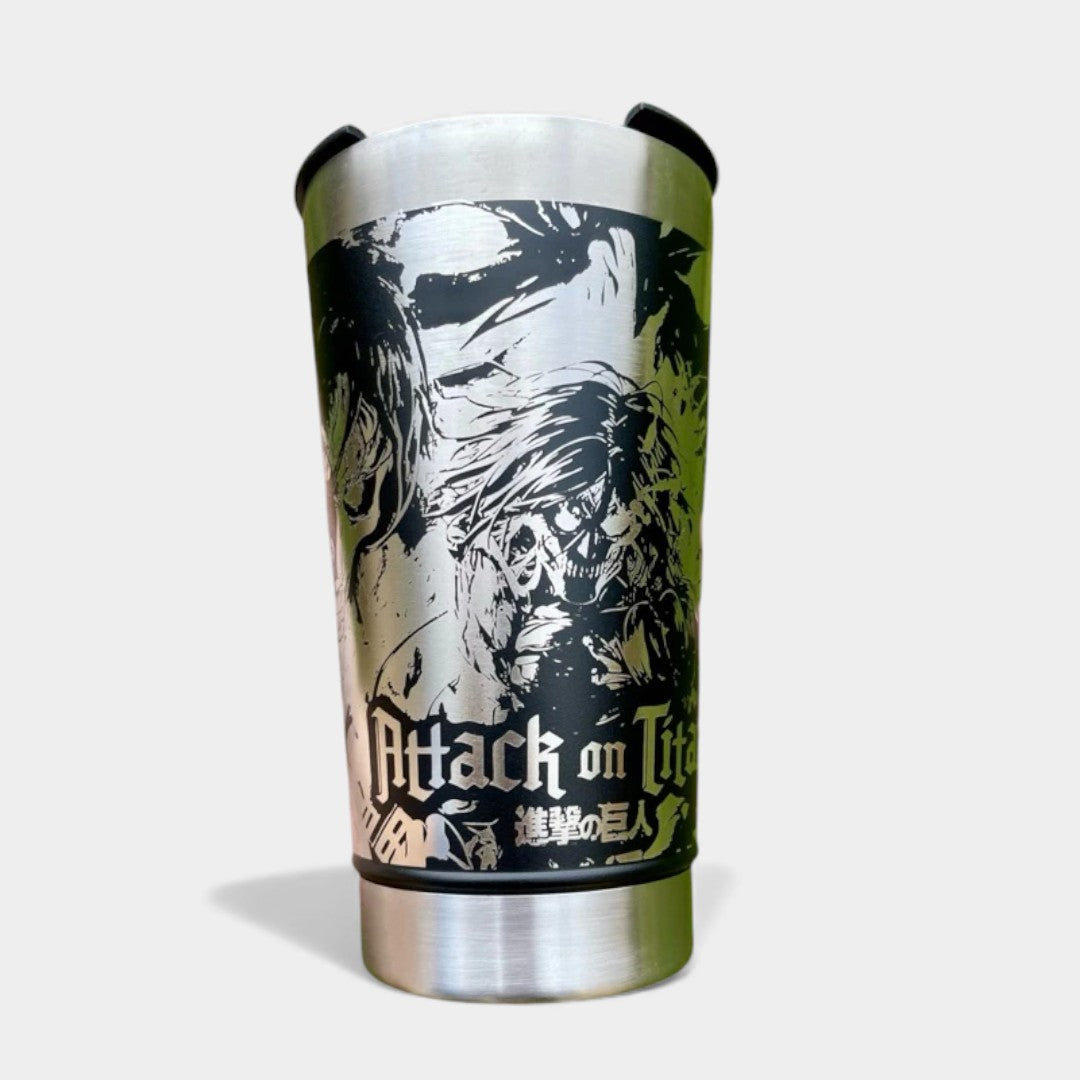 COPO TÉRMICO EXCLUSIVO FEITO A LASER ATTACK ON TITAN
