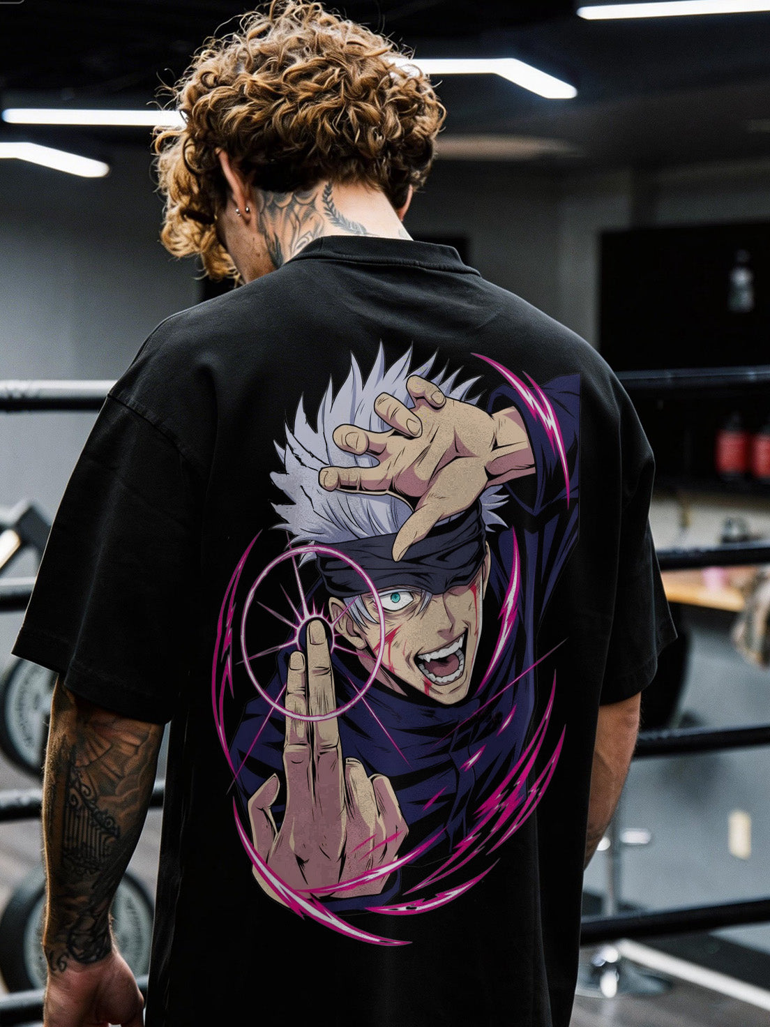 CAMISETA OVERSIZED PREMIUM JUJUTSU KAISEN GOJO