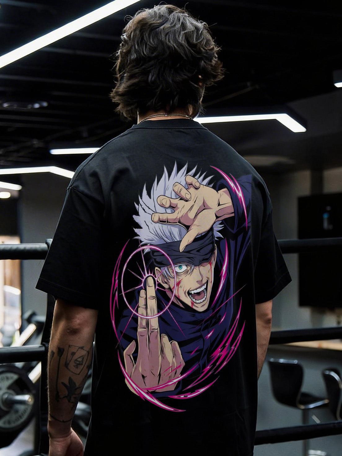 CAMISETA OVERSIZED PREMIUM JUJUTSU KAISEN GOJO