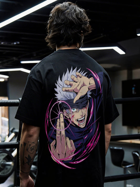 CAMISETA OVERSIZED PREMIUM JUJUTSU KAISEN GOJO