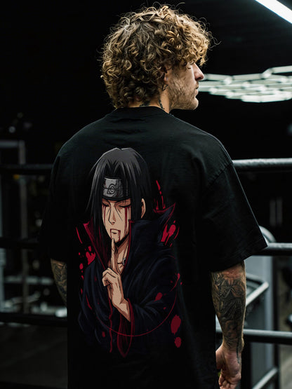 CAMISETA OVERSIZED PREMIUM NARUTO ITACHI