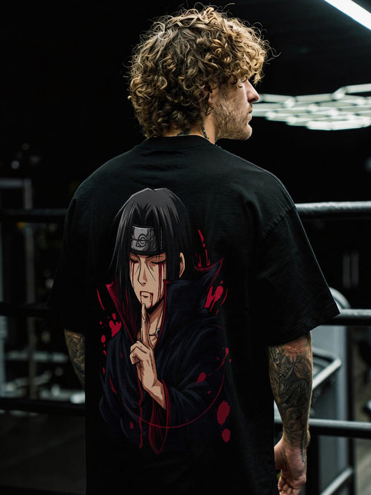 CAMISETA OVERSIZED PREMIUM NARUTO ITACHI
