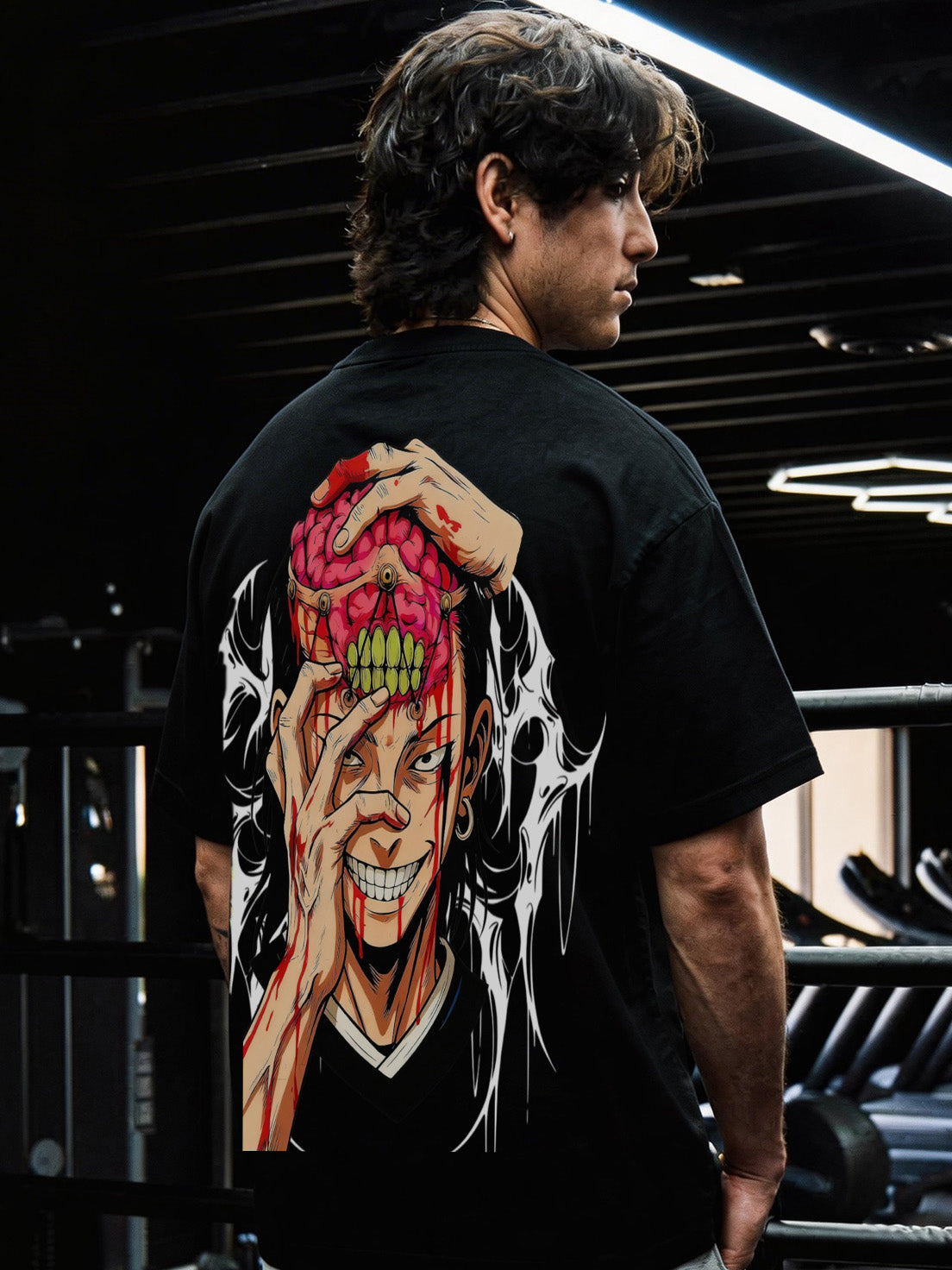 CAMISETA OVERSIZED PREMIUM JUJUTSU KAISEN KENJAKU MENTE