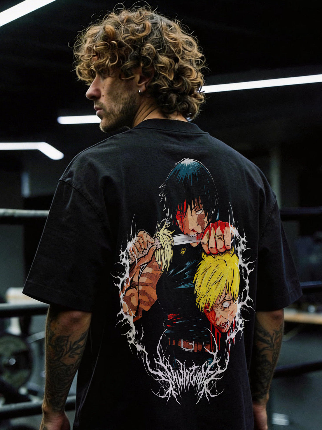 CAMISETA OVERSIZED PREMIUM JUJUTSU KAISEN MAKI
