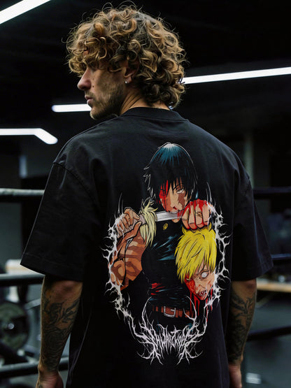 CAMISETA OVERSIZED PREMIUM JUJUTSU KAISEN MAKI