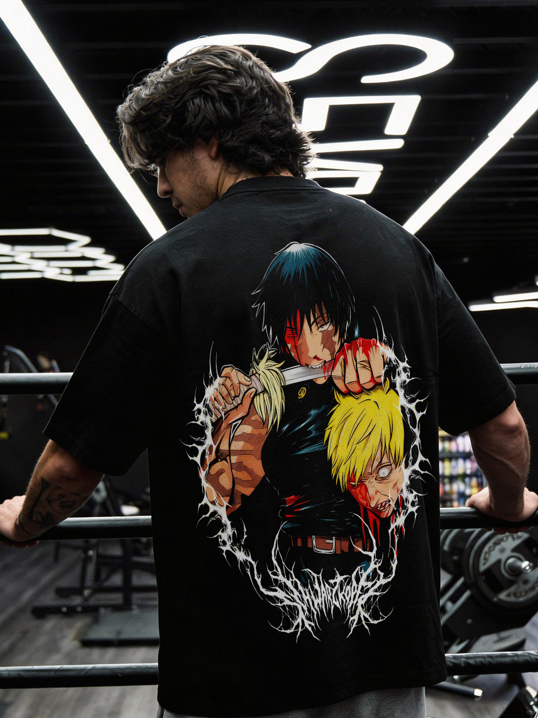CAMISETA OVERSIZED PREMIUM JUJUTSU KAISEN MAKI