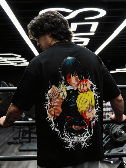CAMISETA OVERSIZED PREMIUM JUJUTSU KAISEN MAKI