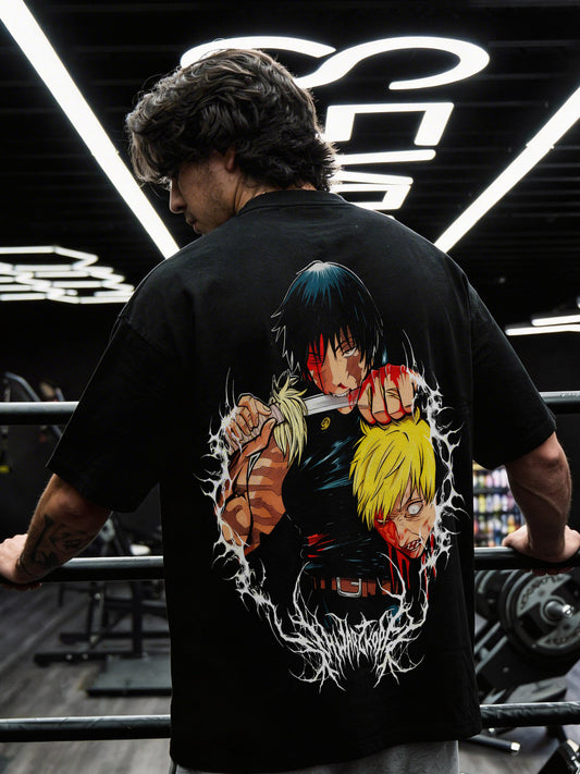 CAMISETA OVERSIZED PREMIUM JUJUTSU KAISEN MAKI