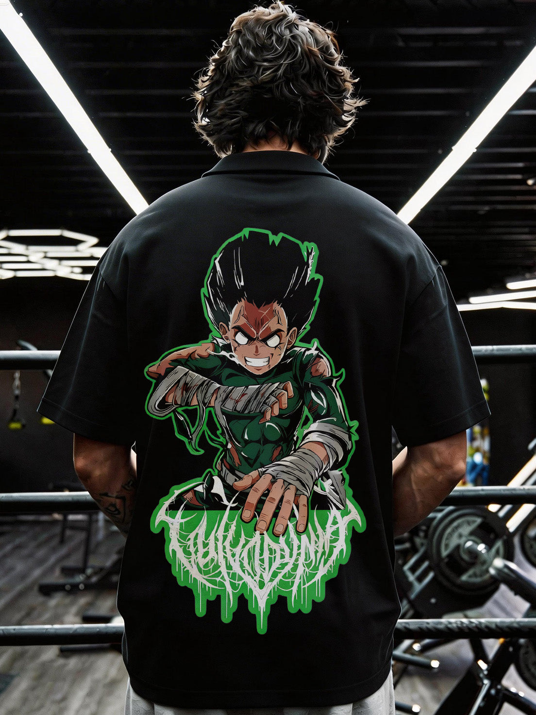 CAMISETA OVERSIZED PREMIUM NARUTO ROCK LEE