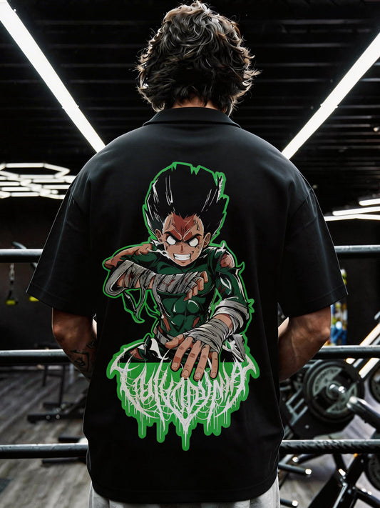 CAMISETA OVERSIZED PREMIUM NARUTO ROCK LEE