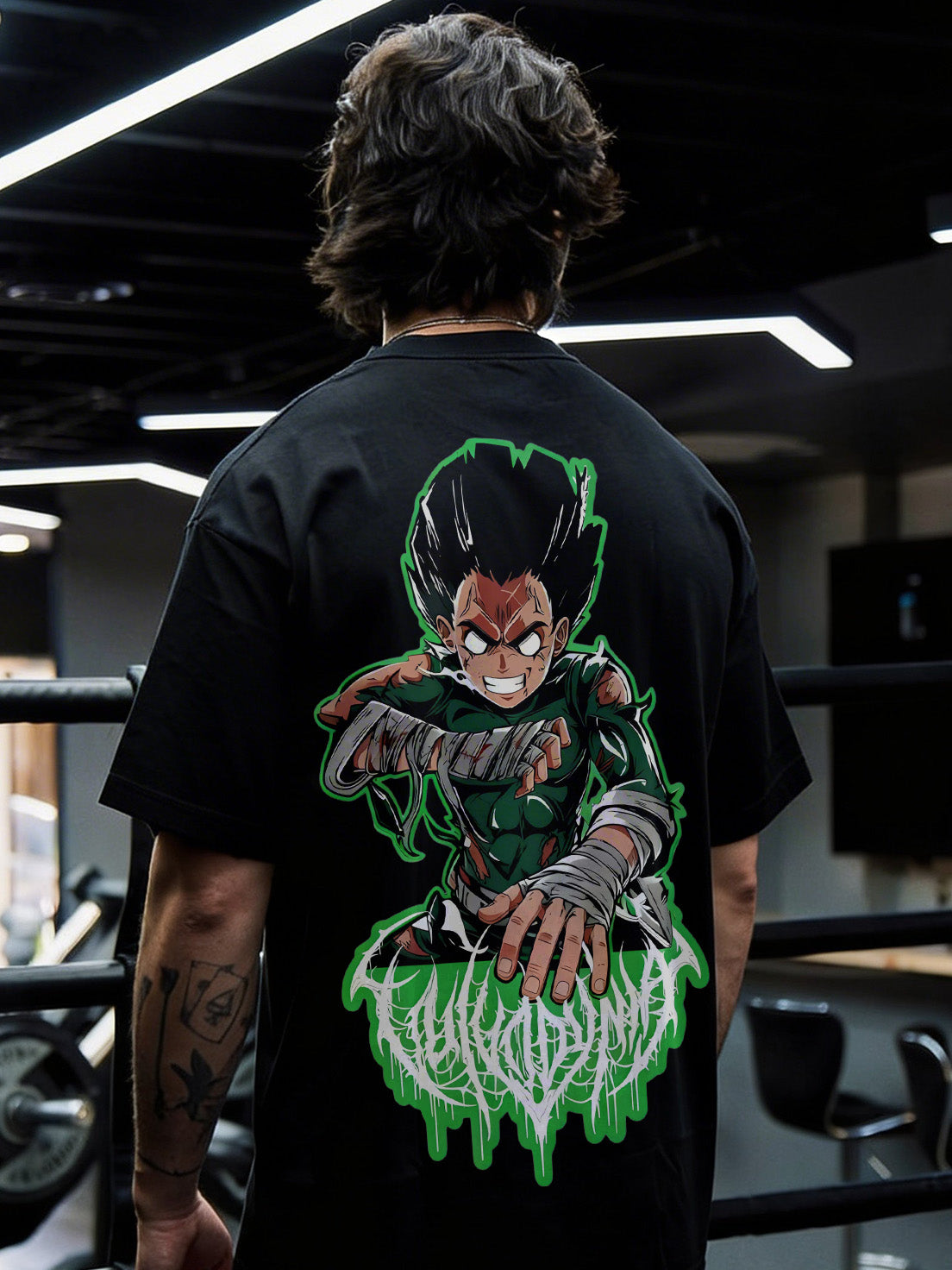 CAMISETA OVERSIZED PREMIUM NARUTO ROCK LEE