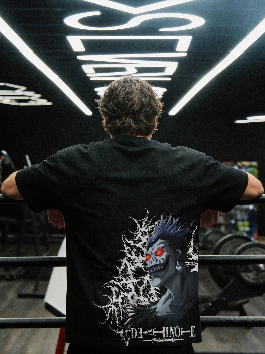 CAMISETA OVERSIZED PREMIUM DEATH NOTE RYUK