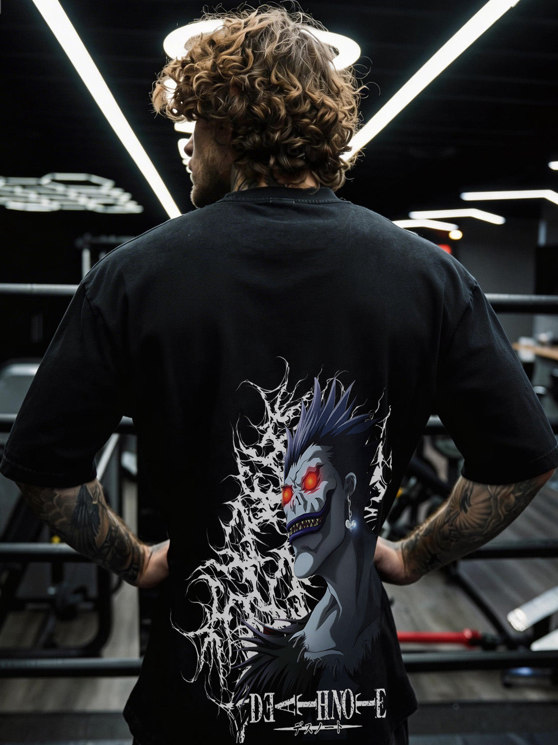 CAMISETA OVERSIZED PREMIUM DEATH NOTE RYUK