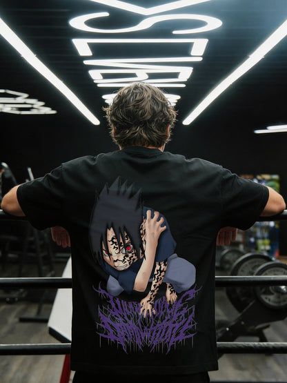 CAMISETA OVERSIZED PREMIUM NARUTO SASUKE
