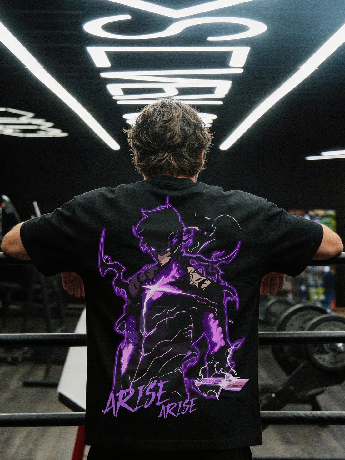 CAMISETA OVERSIZED PREMIUM SOLO LEVELING SUNG JIN-WOO