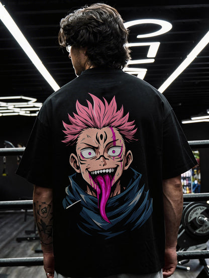 CAMISETA OVERSIZED PREMIUM JUJUTSU KAISEN SUKUNA