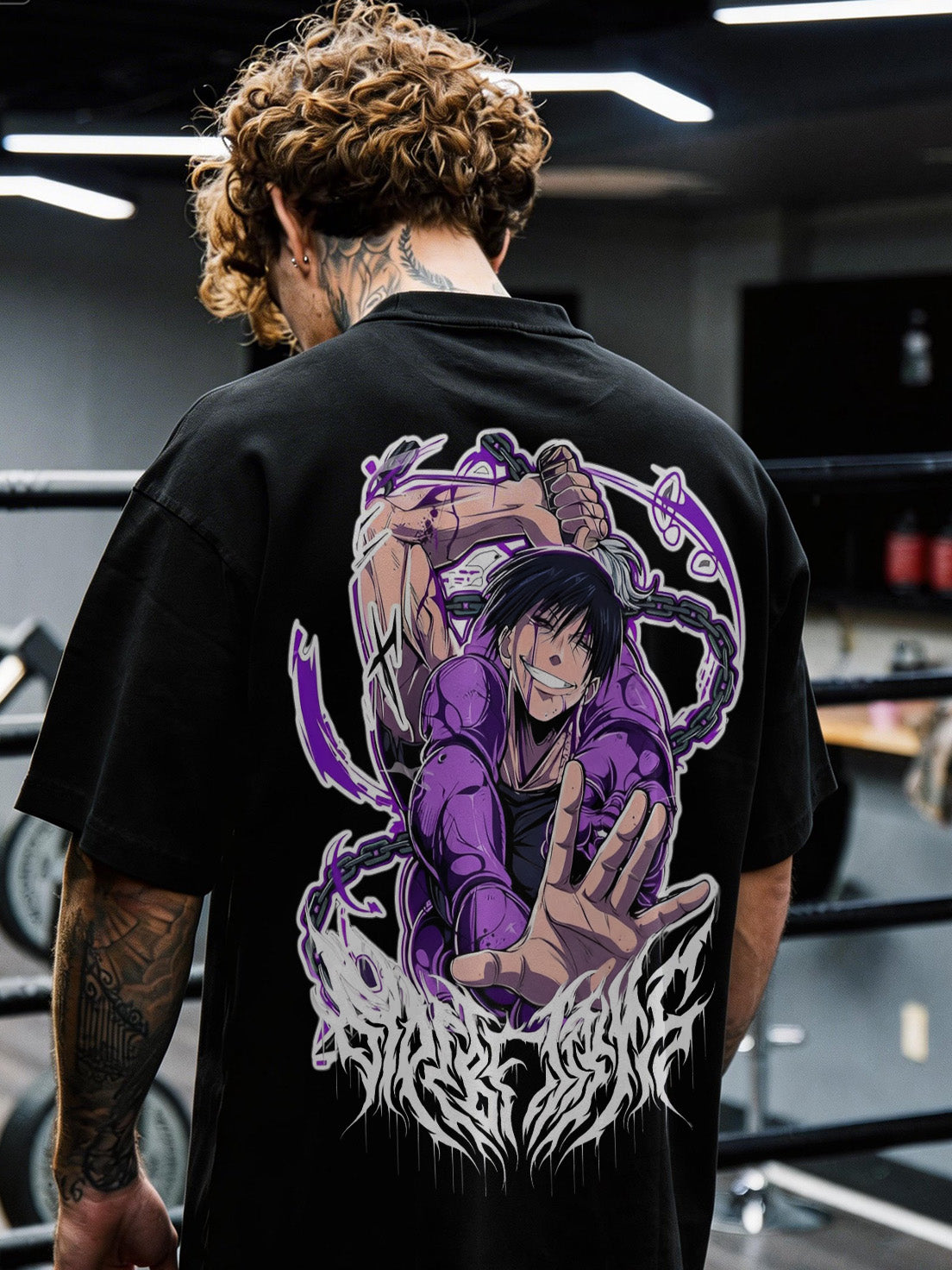 CAMISETA OVERSIZED PREMIUM JUJUTSU KAISEN TOJI