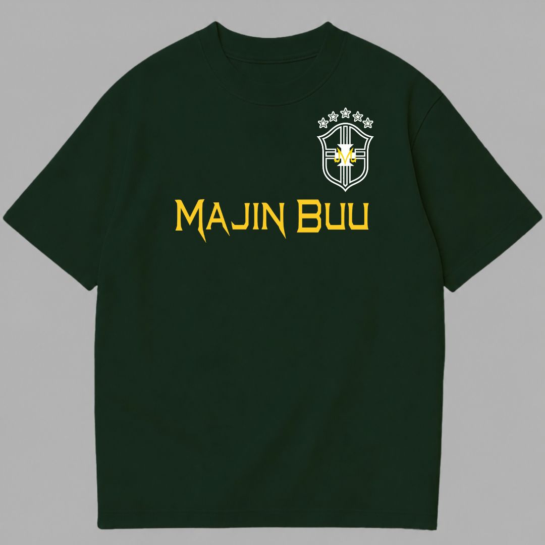 CAMISETA OVERSIZED PREMIUM MAJIN BUU X BRASIL