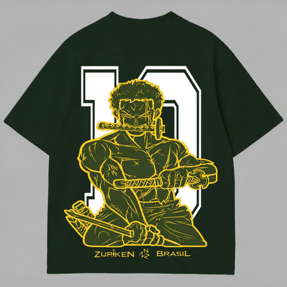 CAMISETA OVERSIZED PREMIUM ZORO X BRASIL