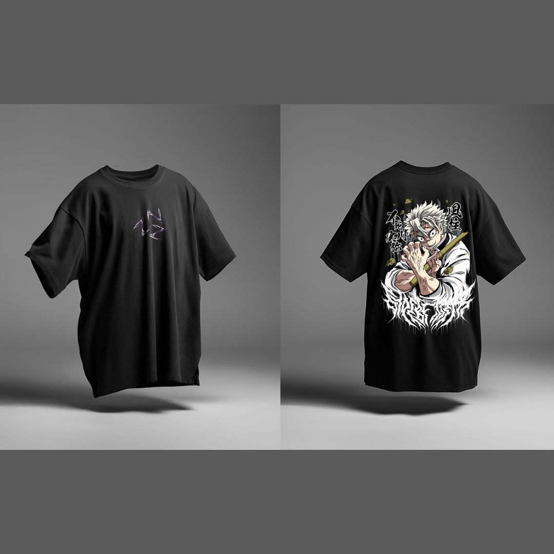 CAMISETA OVERSIZED PREMIUM SANEMI NICHIRIN BLADE DEMON SLAYER