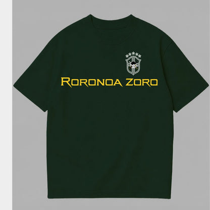 CAMISETA OVERSIZED PREMIUM ZORO X BRASIL