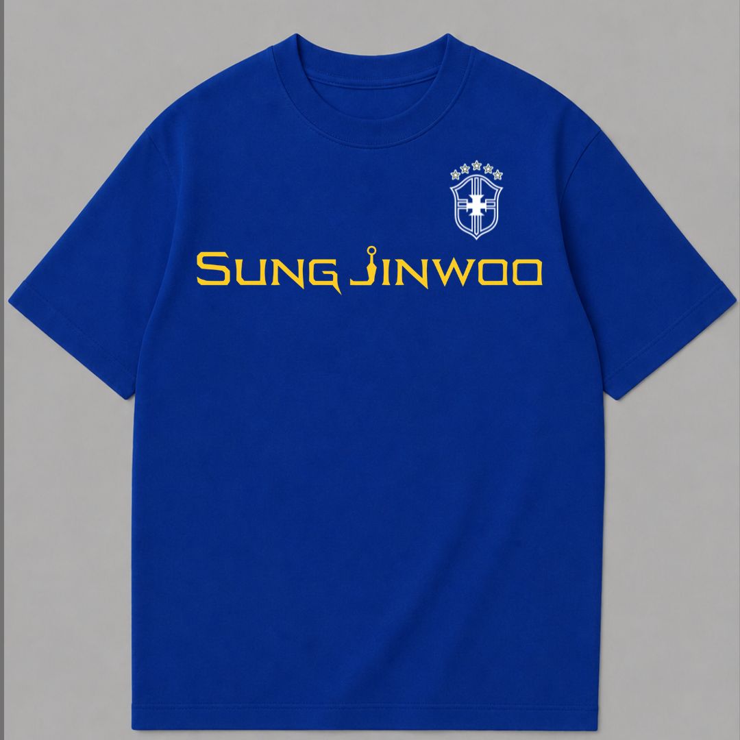 CAMISETA OVERSIZED PREMIUM SOLO LEVELING X BRASIL