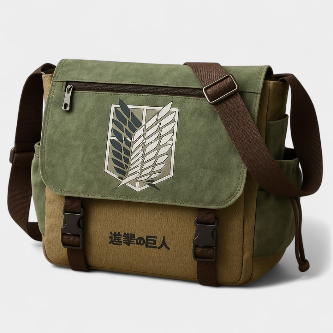 BOLSA DE LADO TRANSVERSAL ATTACK ON TITAN