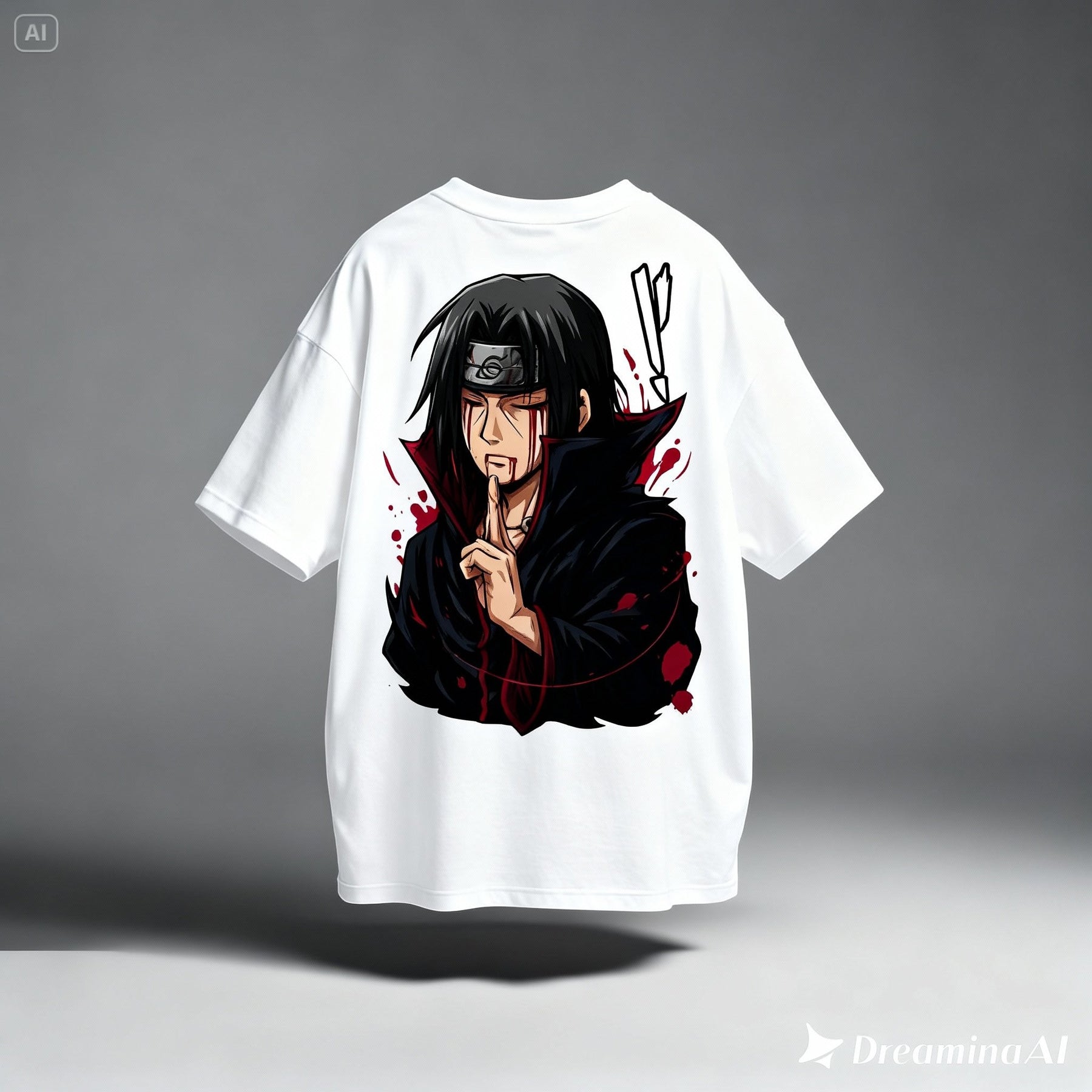 CAMISETA OVERSIZED PREMIUM NARUTO ITACHI