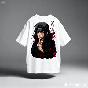 CAMISETA OVERSIZED PREMIUM NARUTO ITACHI